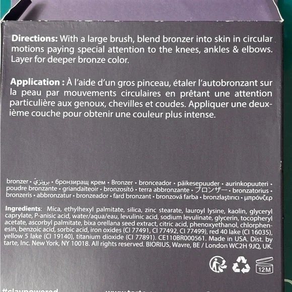 Tarte Park Ave Princess Matte Bronzer - Light-Medium - Picture 4 of 4